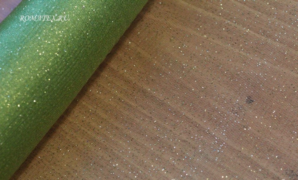 сетка глиттер цвет салатовый сетка глиттер цвет салатовый